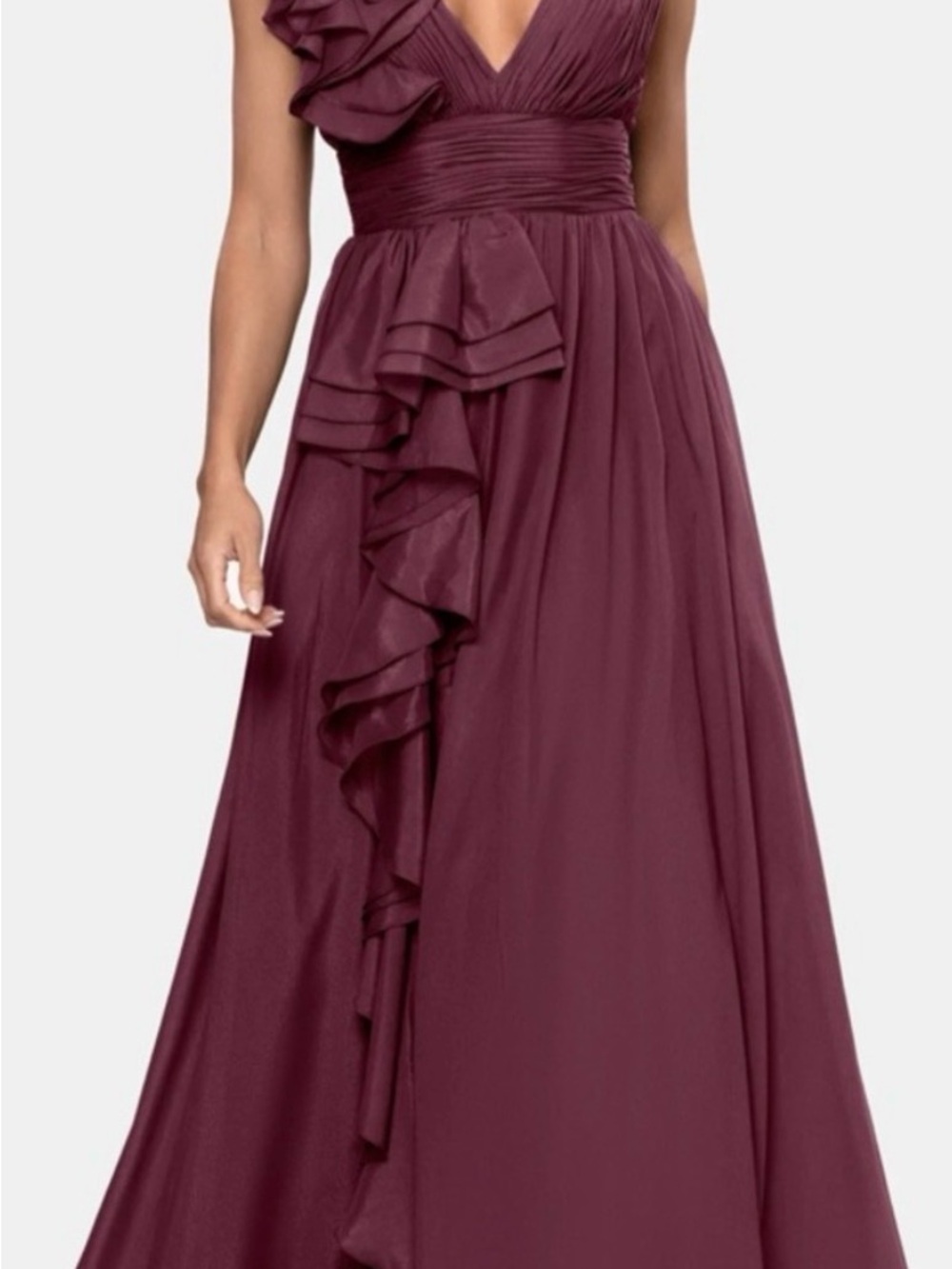 Xscape Evenings Ruffle Organza Gown
